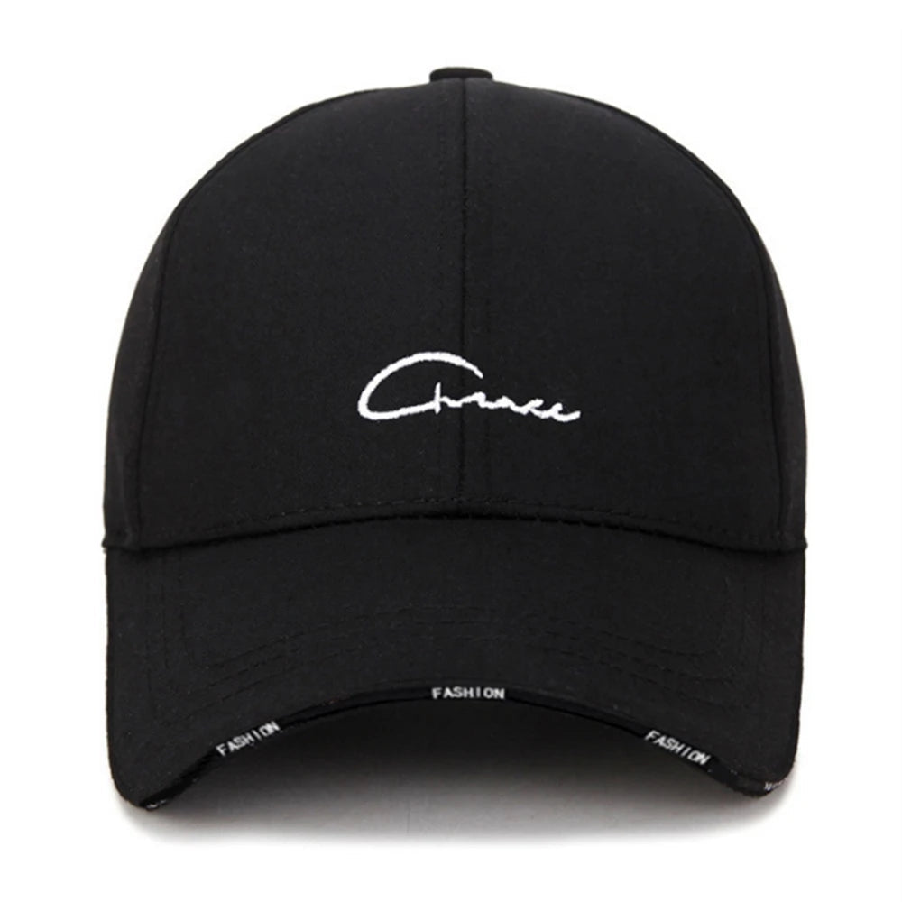 Hat Men and Women Golf Cap Spring and Summer Baseball  Hipster Wild  Black and White Leisure Travel Sun Protection Cap - Slobuy