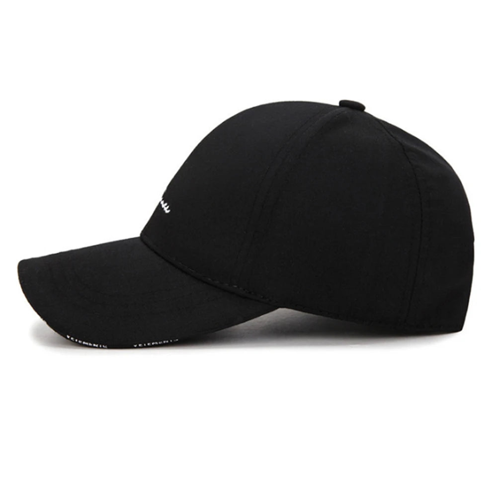 Hat Men and Women Golf Cap Spring and Summer Baseball  Hipster Wild  Black and White Leisure Travel Sun Protection Cap - Slobuy