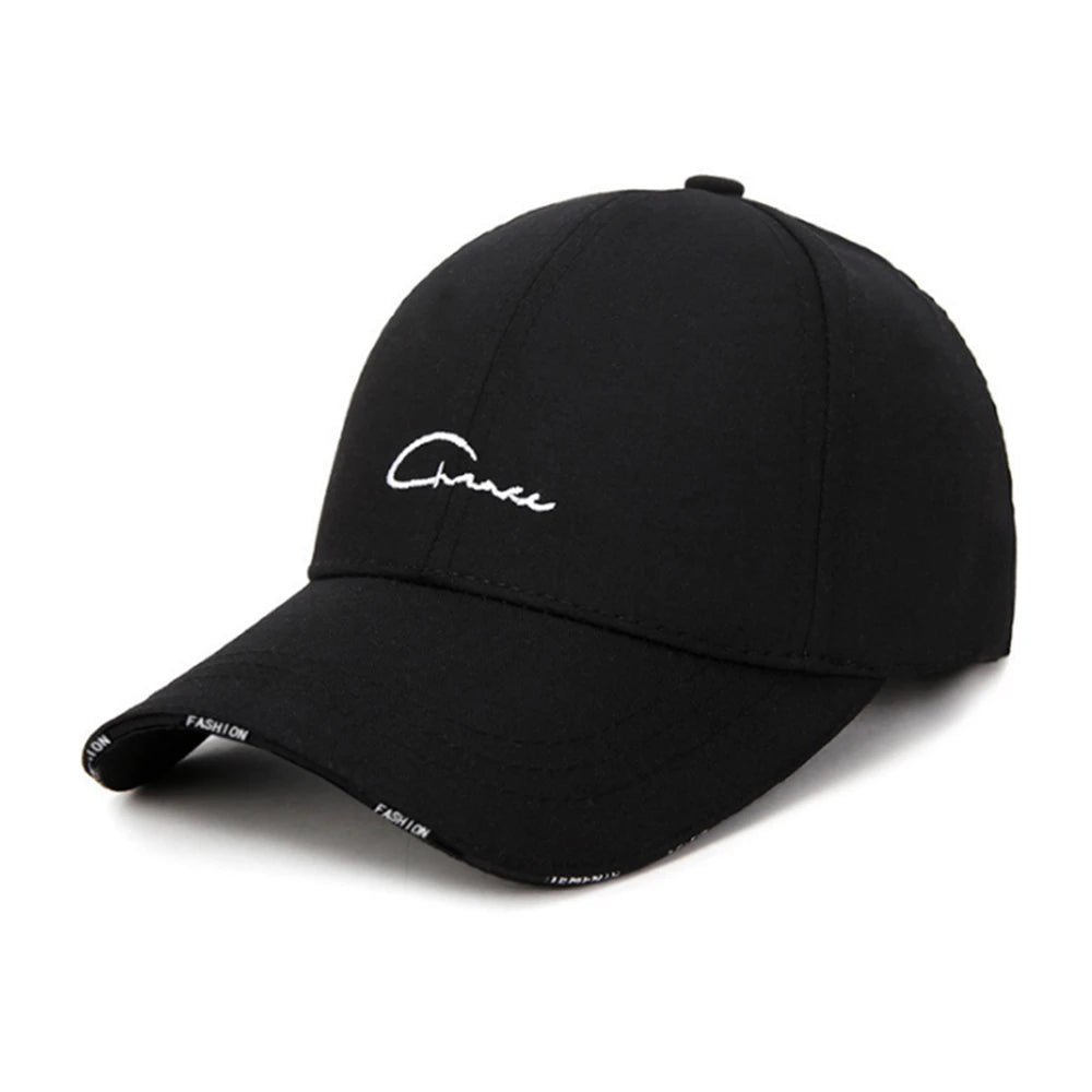 Hat Men and Women Golf Cap Spring and Summer Baseball  Hipster Wild  Black and White Leisure Travel Sun Protection Cap - Slobuy