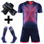 Soccer shirts and shorts set for Men kids football uniforms Custom Boys and girls Soccer Clothes Sets with socks and shin guard