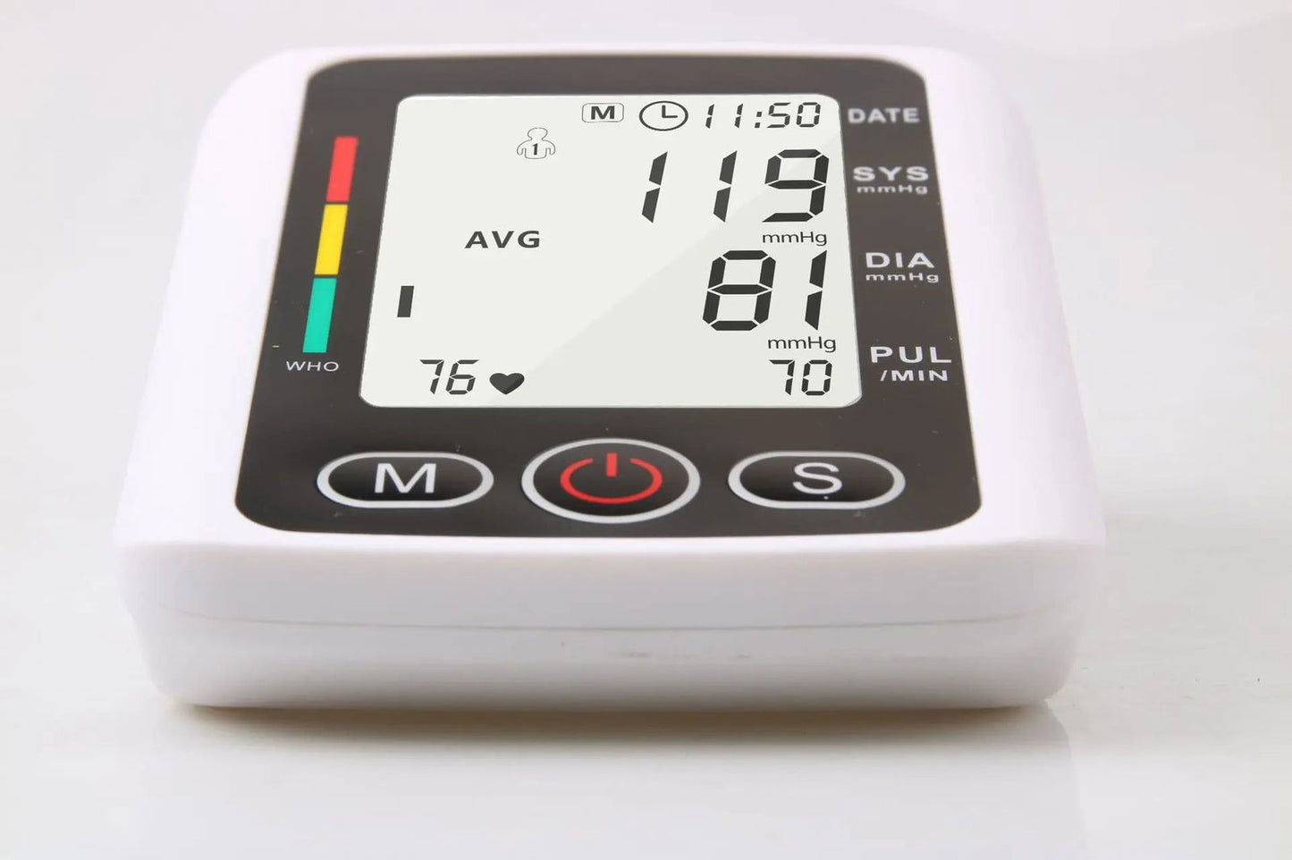 Health Care Digital LCD arm tensiometers Blood Pressure Monitor Heart rate Meter Large Cuff Sphygmomanometer Portable Tonometer - Slobuy