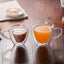 Heart Love Shaped Glass Mug Couple Cups Double Glass Cup Heat-Resisting Wine Glasses Tea Mugs Milk Espresso Coffee Cup Drinkware - Slobuy