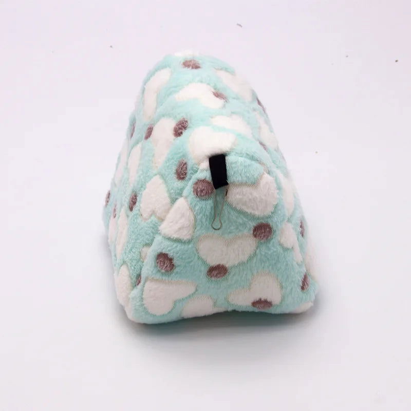 Heart Plush Pet Hamster Nest for Birds House Warm Comfortable Winter Parrot Hammock Cave Cage Hut Tent Pet Bird Cage Accessories - Slobuy