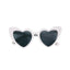 Heart Shaped Sunglasses for Women Retro Cat Eye Sunglasses Wedding Engagement Decoration Shopping Traveling Party Accessories - Slobuy