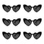 Heart Shaped Sunglasses for Women Retro Cat Eye Sunglasses Wedding Engagement Decoration Shopping Traveling Party Accessories - Slobuy