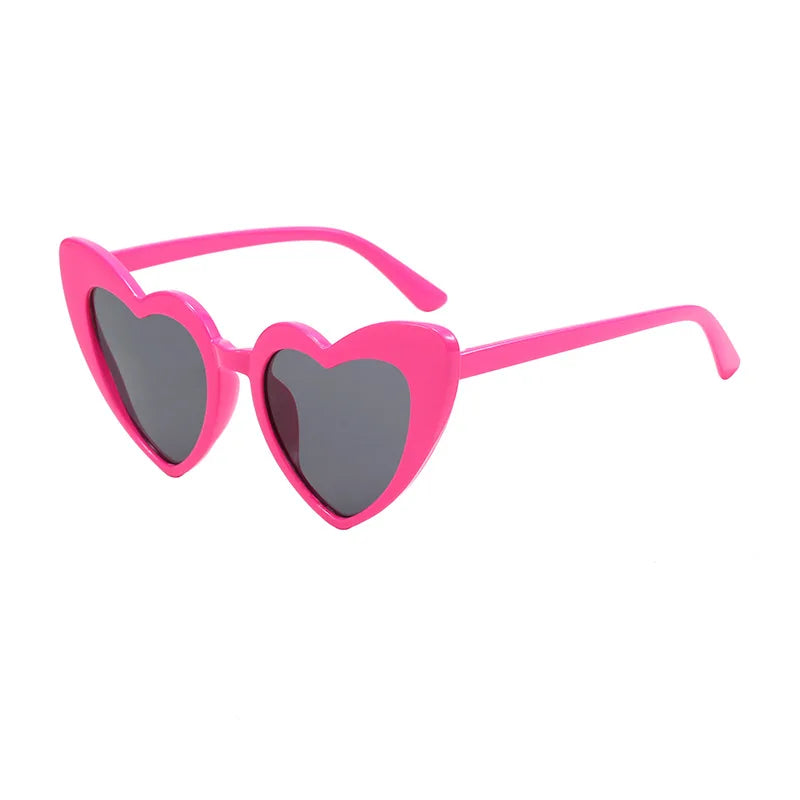 Heart Shaped Sunglasses for Women Retro Cat Eye Sunglasses Wedding Engagement Decoration Shopping Traveling Party Accessories - Slobuy