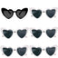Heart Shaped Sunglasses for Women Retro Cat Eye Sunglasses Wedding Engagement Decoration Shopping Traveling Party Accessories - Slobuy