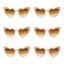 Heart Shaped Sunglasses for Women Retro Cat Eye Sunglasses Wedding Engagement Decoration Shopping Traveling Party Accessories - Slobuy