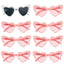 Heart Shaped Sunglasses for Women Retro Cat Eye Sunglasses Wedding Engagement Decoration Shopping Traveling Party Accessories - Slobuy