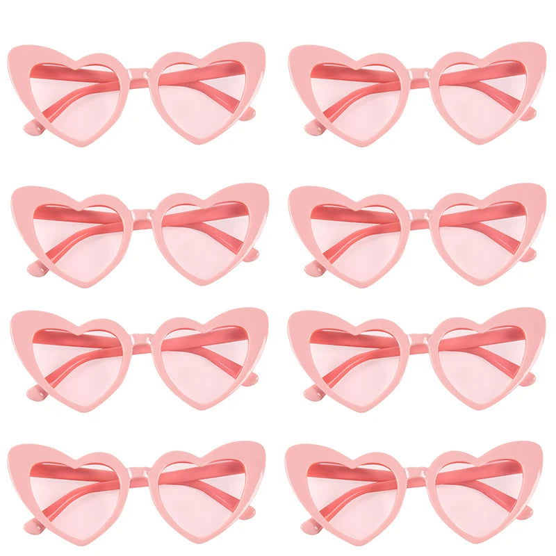 Heart Shaped Sunglasses for Women Retro Cat Eye Sunglasses Wedding Engagement Decoration Shopping Traveling Party Accessories - Slobuy