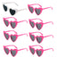 Heart Shaped Sunglasses for Women Retro Cat Eye Sunglasses Wedding Engagement Decoration Shopping Traveling Party Accessories - Slobuy