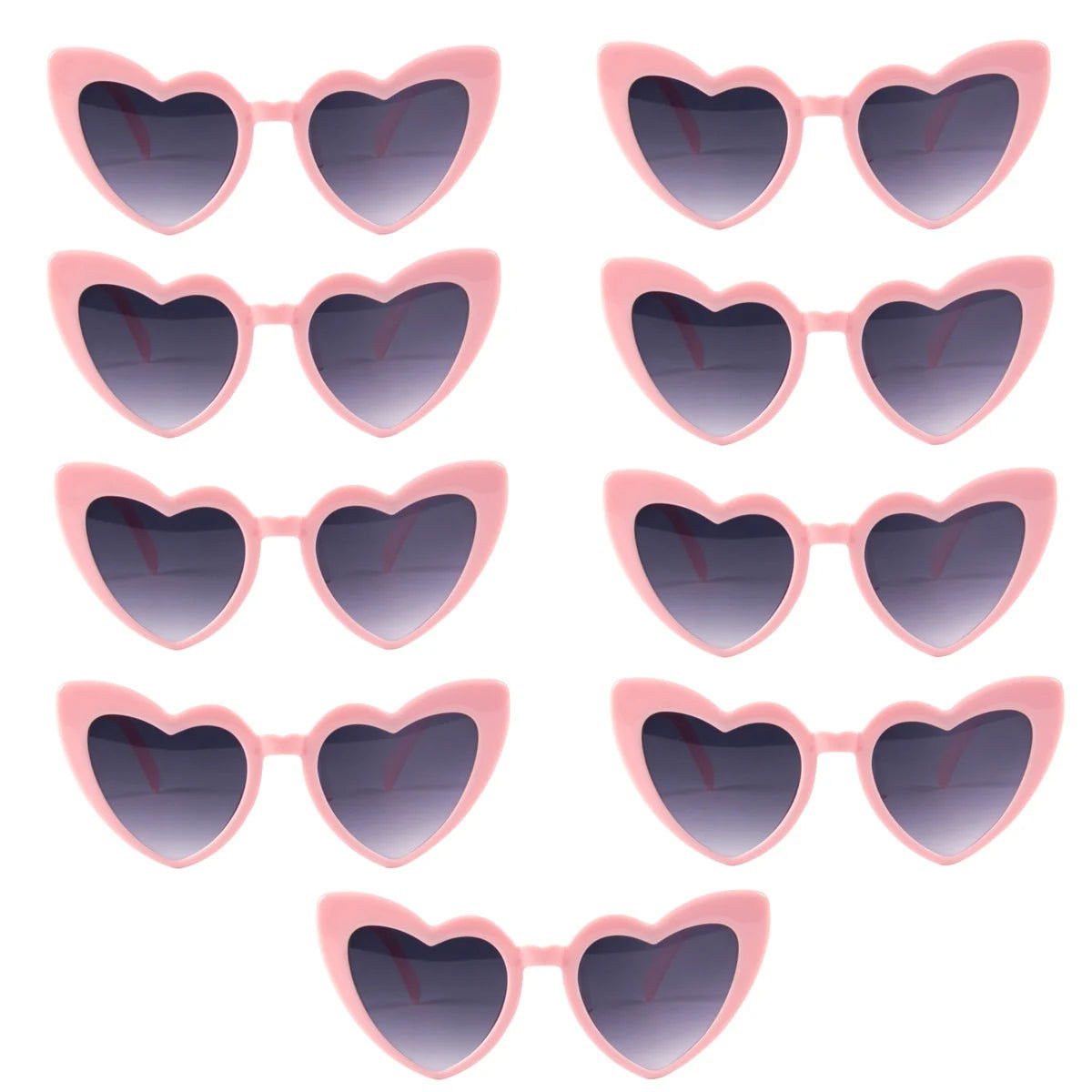 Heart Shaped Sunglasses for Women Retro Cat Eye Sunglasses Wedding Engagement Decoration Shopping Traveling Party Accessories - Slobuy