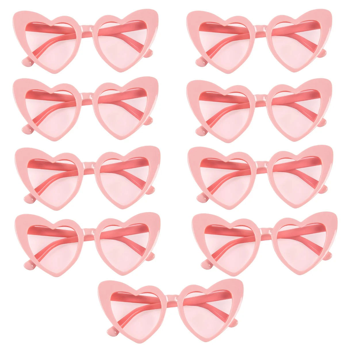 Heart Shaped Sunglasses for Women Retro Cat Eye Sunglasses Wedding Engagement Decoration Shopping Traveling Party Accessories - Slobuy