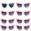 Heart Shaped Sunglasses for Women Retro Cat Eye Sunglasses Wedding Engagement Decoration Shopping Traveling Party Accessories - Slobuy