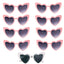 Heart Shaped Sunglasses for Women Retro Cat Eye Sunglasses Wedding Engagement Decoration Shopping Traveling Party Accessories - Slobuy
