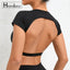 Hearuisavy Sports Shirts Breathable Workout Tops Fitness Sportswear Female Backless Yoga Clothing Sport Crop Tops Women Gym Top - Slobuy