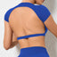 Hearuisavy Sports Shirts Breathable Workout Tops Fitness Sportswear Female Backless Yoga Clothing Sport Crop Tops Women Gym Top - Slobuy