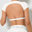 Hearuisavy Sports Shirts Breathable Workout Tops Fitness Sportswear Female Backless Yoga Clothing Sport Crop Tops Women Gym Top - Slobuy