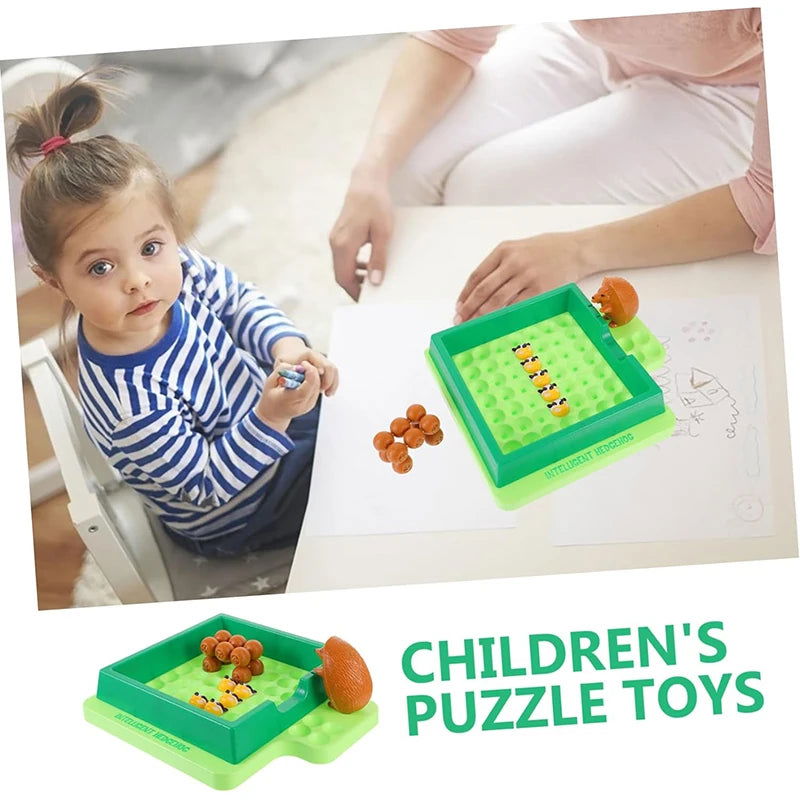 Hedgehog Board Games With Solution Skill-Building Puzzle Logic Game Toy Children Labyrinth Maze Game Toy Table Game Toy for Kids - Slobuy