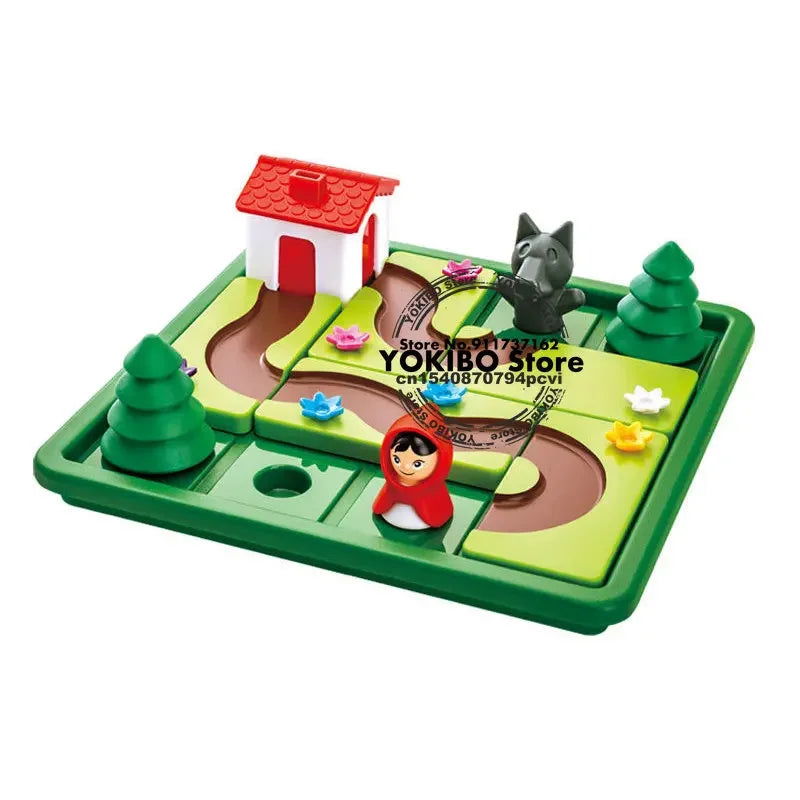 Hedgehog Board Games With Solution Skill-Building Puzzle Logic Game Toy Children Labyrinth Maze Game Toy Table Game Toy for Kids - Slobuy