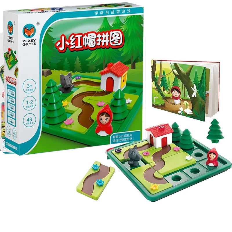 Hedgehog Board Games With Solution Skill-Building Puzzle Logic Game Toy Children Labyrinth Maze Game Toy Table Game Toy for Kids - Slobuy