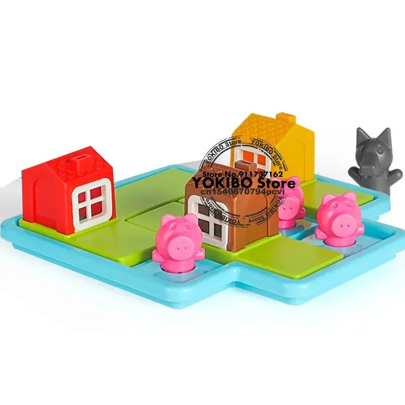 Hedgehog Board Games With Solution Skill-Building Puzzle Logic Game Toy Children Labyrinth Maze Game Toy Table Game Toy for Kids - Slobuy