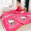 Hello Kitty Cartoon Blanket Kawaii Kt Cat Home Textile Flannel Soft Warm Throw Blanket Bedding Sofa Cover for Girls Gift - Slobuy