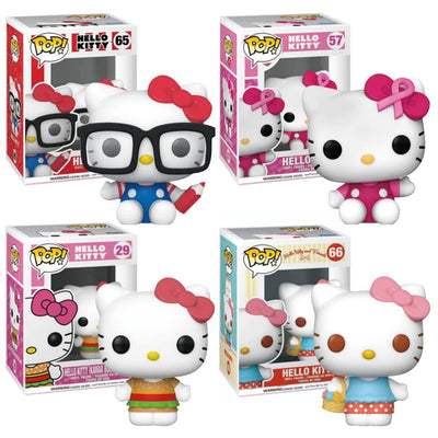 Hello Kitty Funko Pop Figure Toy 4 Styles Anime Action Collecting Model Doll Kitty Cat Figuras Toys Ornament Christmas Gifts - Slobuy