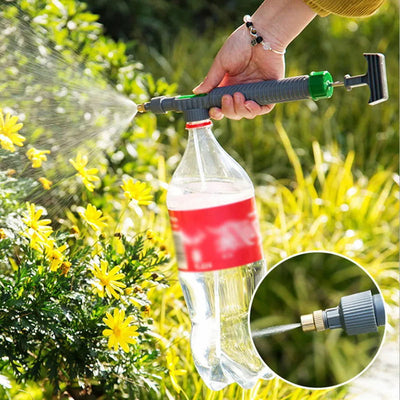 High Pressure Air Pump Manual Sprayer Adjustable Drink Bottle Spray Head Nozzle Garden Watering Tool Sprayer Agriculture Tools - Slobuy