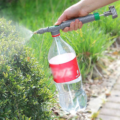 High Pressure Air Pump Manual Sprayer Adjustable Drink Bottle Spray Head Nozzle Garden Watering Tool Sprayer Agriculture Tools - Slobuy