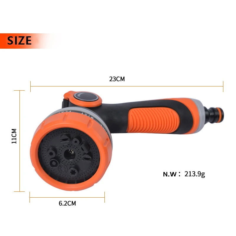 High Pressure Water Gun Irrigation Garden Watering Gun for Plants Portable Pressure Washers Gun for Car Washing Floor Cleaning - Slobuy