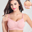 High Quality Single Handed Front Buckle Nursing Bra Breathable Women Breastfeeding Underwear Seamless Maternity Bra Push Up - Slobuy