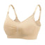 High Quality Single Handed Front Buckle Nursing Bra Breathable Women Breastfeeding Underwear Seamless Maternity Bra Push Up - Slobuy