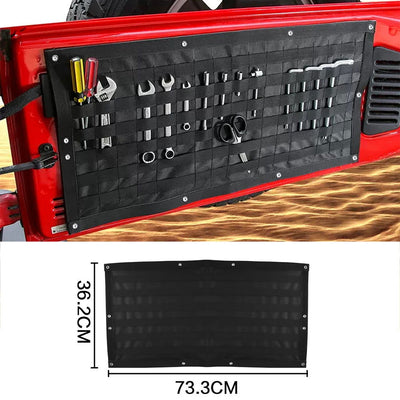 High Quality Tail Door Storage Bags Tool Kit Organizer Camping Mat for Jeep Wrangler Jk Jl 2007-2018+ Car Accessories - Slobuy
