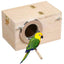 High Quality Wooden Bird Cage Nesting Box Breeding Hatching Nest for Parakeet Budgies Cocktail Finch Lovebird Parrot Birdhouse - Slobuy