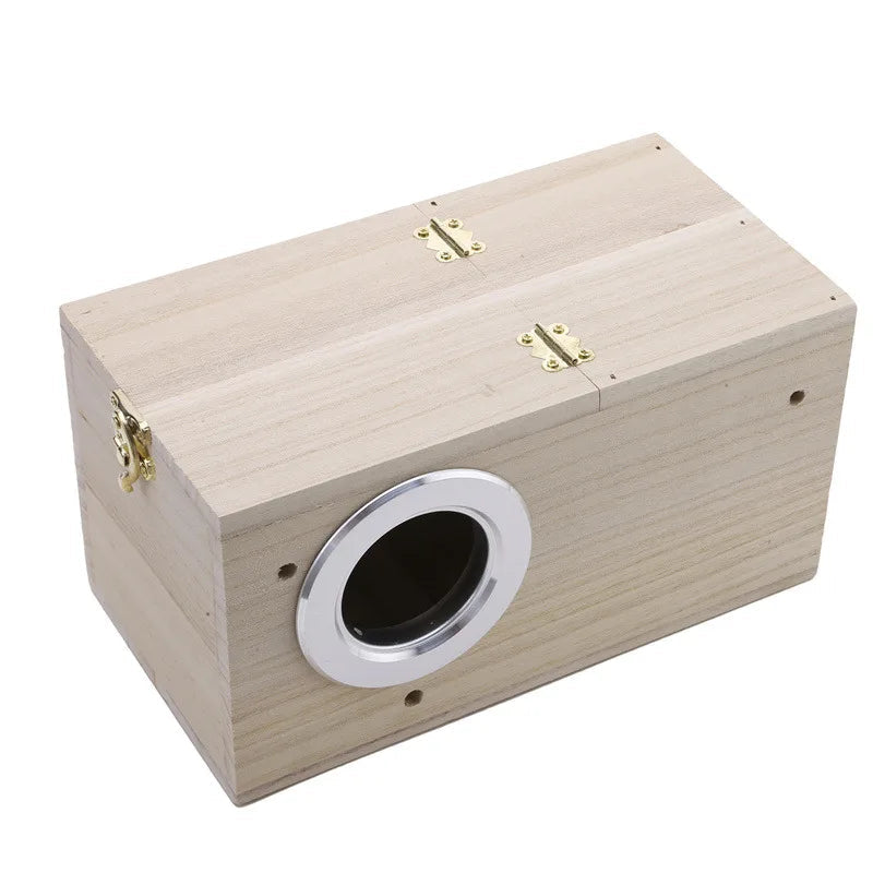 High Quality Wooden Bird Cage Nesting Box Breeding Hatching Nest for Parakeet Budgies Cocktail Finch Lovebird Parrot Birdhouse - Slobuy