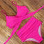 High Waist  Sexy Bikini Set 2024  Biquini Swimwear Women Two Pieces Swimsuit Floral Beachwear V-Neck Bathing Suits Female - Slobuy
