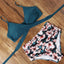 High Waist  Sexy Bikini Set 2024  Biquini Swimwear Women Two Pieces Swimsuit Floral Beachwear V-Neck Bathing Suits Female - Slobuy