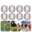 High quality 9-inch 7.2cm handmade baseball PVC upper with soft baseball softball training practice baseball sports training - Slobuy