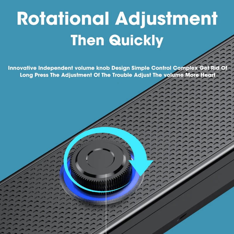 Home Theater Sound System Bluetooth Speaker 4D Surround Soundbar Computer Speaker For TV Soundbar Box Subwoofer Stereo Music Box - Slobuy
