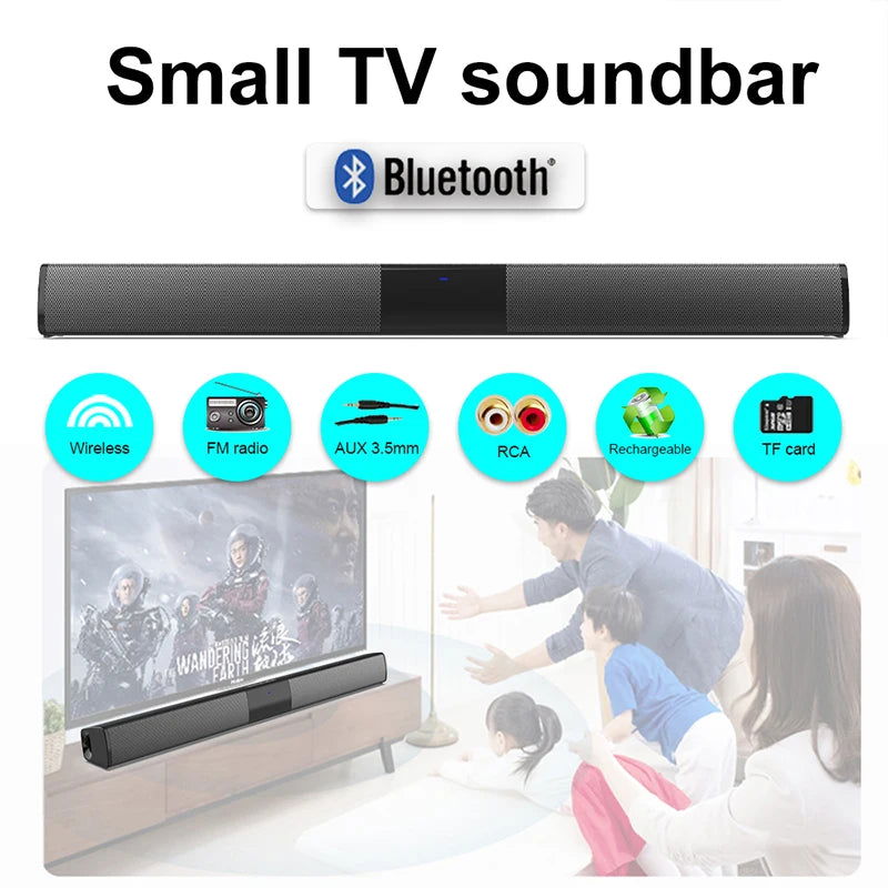 Home Theater Sound System Bluetooth Speaker Computer Speakers For TV Soundbar Box Subwoofer Radio Music Center Boom Box Column - Slobuy