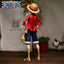 Hot 28cm  One Piece Anime Figure Confident Smiley Luffy Three Form Face Changing Doll Action Figurine Model Toys  Kits - Slobuy
