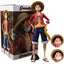 Hot 28cm  One Piece Anime Figure Confident Smiley Luffy Three Form Face Changing Doll Action Figurine Model Toys  Kits - Slobuy