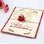 Hot 3D Creative Card for Wife and friend Valentines Day Gift Wedding Invitation Customized Card Thank You Postcard Wholesale - Slobuy