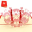 Hot 3D Creative Card for Wife and friend Valentines Day Gift Wedding Invitation Customized Card Thank You Postcard Wholesale - Slobuy