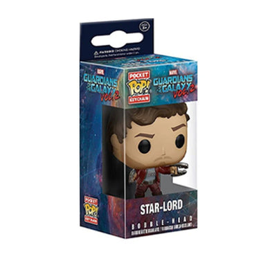 Hot Anime Guardians of the Galaxy Rocket Keychain Avengers Star-Lord Groot Rocket Raccoon Action Figures Collection Model Toys - Slobuy