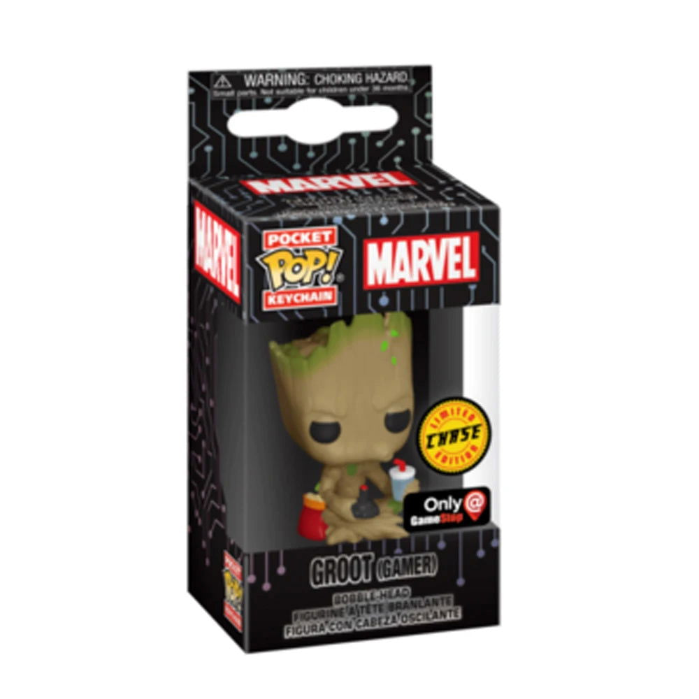 Hot Anime Guardians of the Galaxy Rocket Keychain Avengers Star-Lord Groot Rocket Raccoon Action Figures Collection Model Toys - Slobuy