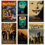 Hot Classic Canvas Painting FICTION Movie Posters The Office Friends TV Retro Home Wall Decor Poster Film Art Painting Pictures - Slobuy