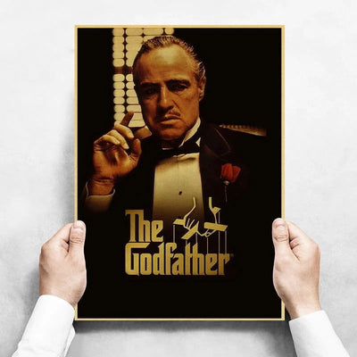 Hot Classic Canvas Painting FICTION Movie Posters The Office Friends TV Retro Home Wall Decor Poster Film Art Painting Pictures - Slobuy