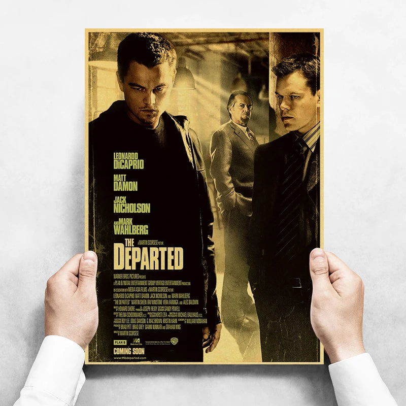 Hot Classic Canvas Painting FICTION Movie Posters The Office Friends TV Retro Home Wall Decor Poster Film Art Painting Pictures - Slobuy